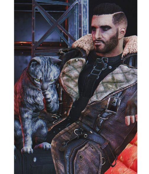 Elder Maxson Fallout 4 Leather Coat - Image 10