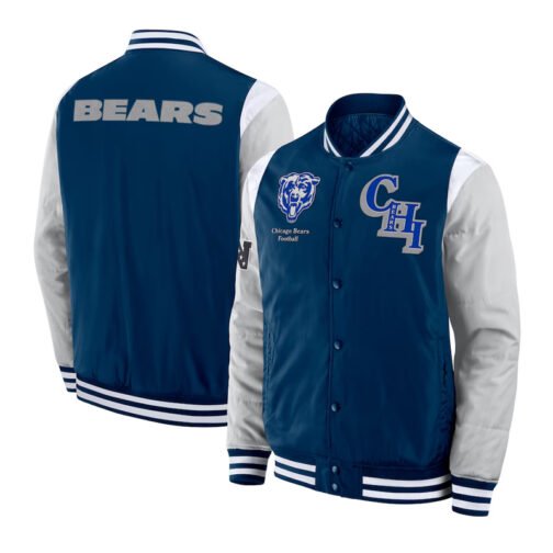 Elements Elite Chicago Bears Navy Jacket - Image 3