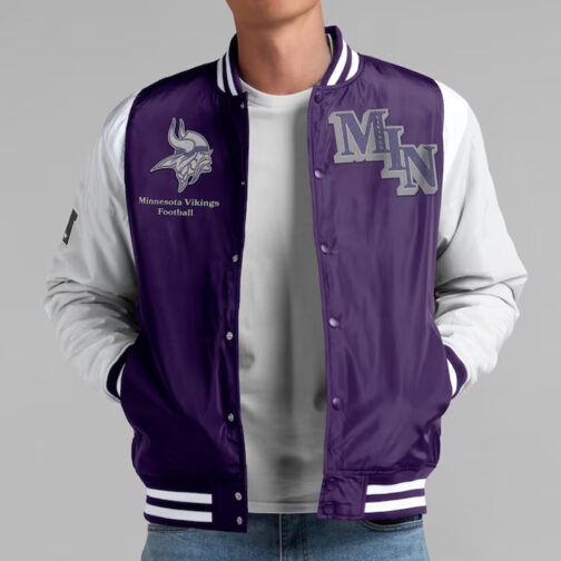 Elements Elite Minnesota Vikings Purple Jacket - Image 4