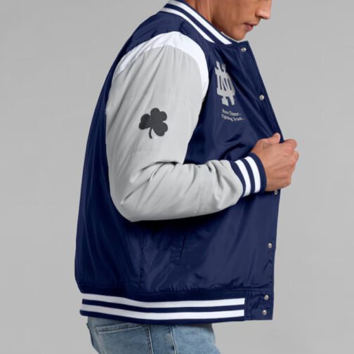 Elements Elite Notre Dame Fighting Irish Navy Jacket - Image 6