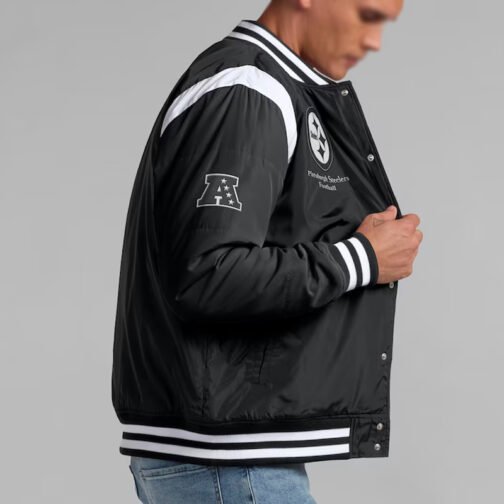 Elements Elite Pittsburgh Steelers Black Jacket - Image 6