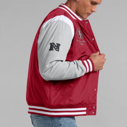 Elements Elite San Francisco 49ers Scarlet Jacket - Image 6