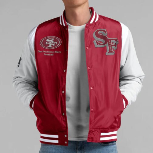 Elements Elite San Francisco 49ers Scarlet Jacket - Image 4