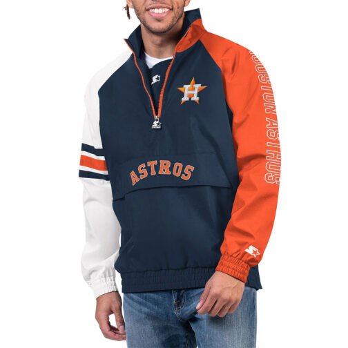 Houston Astros Elite Half Zip Pullover Jacket
