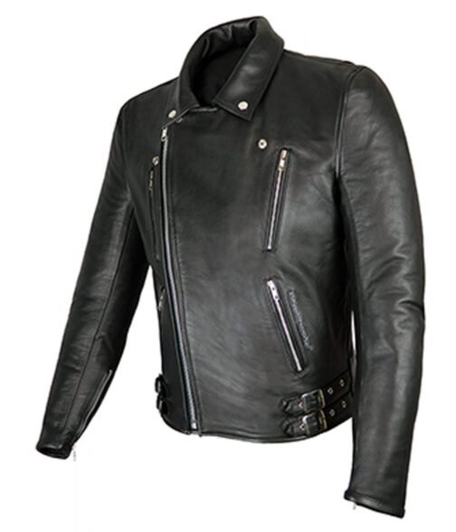 Elite Patrol Black Biker Classic Leather Jacket - Image 3