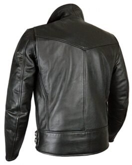 Elite Patrol Black Biker Classic Leather Jacket