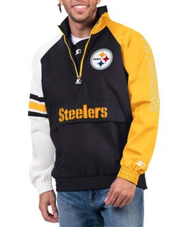 Pittsburgh Steelers Elite Half Zip Pullover Jacket