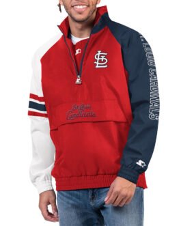 St. Louis Cardinals Elite Half Zip Pullover Jacket