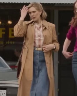 Love & Death Elizabeth Olsen Coat