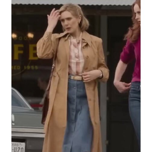 Love & Death Elizabeth Olsen Coat - Image 2