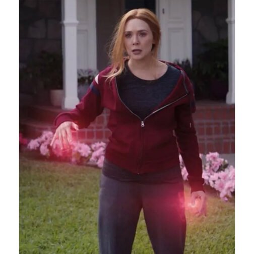 Elizabeth Olsen Wandavision Hoodie - Image 2