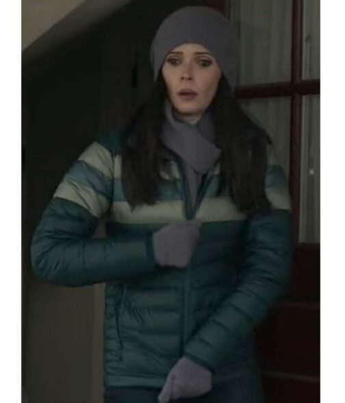 Elizabeth Tulloch Superman and Lois S02 Green Puffer Jacket - Image 6