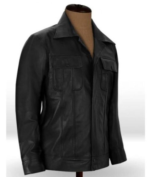 Elvis Presley Singer 1968 Leather Jacket - Image 6