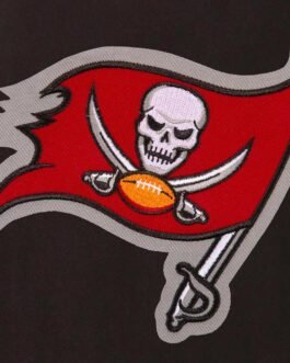 Tampa Bay Buccaneers Varsity Embroidered Black Jacket