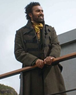 Himesh Patel The Luminaries Green Duffle Coat