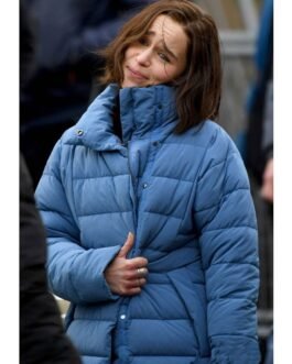 Secret Invasion Emilia Clarke Blue Coat