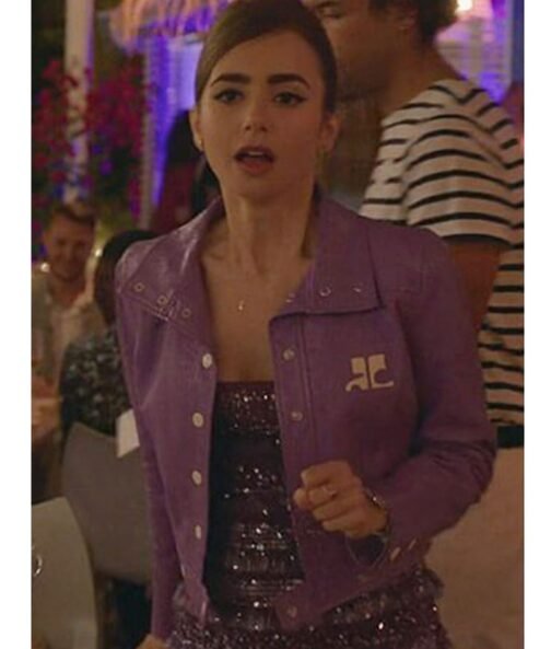 Lily Collins Emily in Paris Season 02 Jacket - Image 2