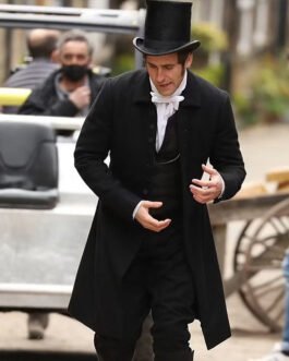 Emily Oliver Jackson-Cohen Black Coat