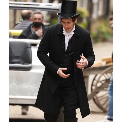 Emily Oliver Jackson-Cohen Black Coat - Image 2