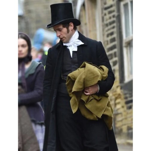 Emily Oliver Jackson-Cohen Black Coat - Image 3