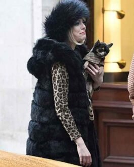 Cruella Emma Stone Fur Coat