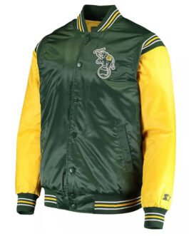 Oakland Athletics Enforce Varsity Satin Jacket