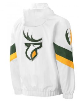 Enforcer Edmonton Elks White Jacket