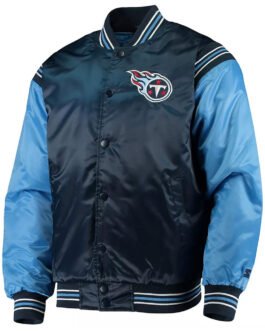Tennessee Titans Enforcer Navy/Light Blue Jacket