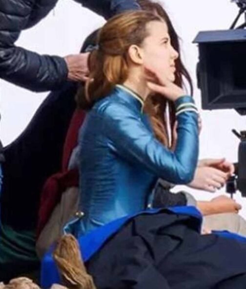 Millie Bobby Brown Enola Holmes 2 Military Jacket - Image 10