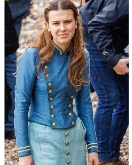 Millie Bobby Brown Enola Holmes 2 Military Jacket