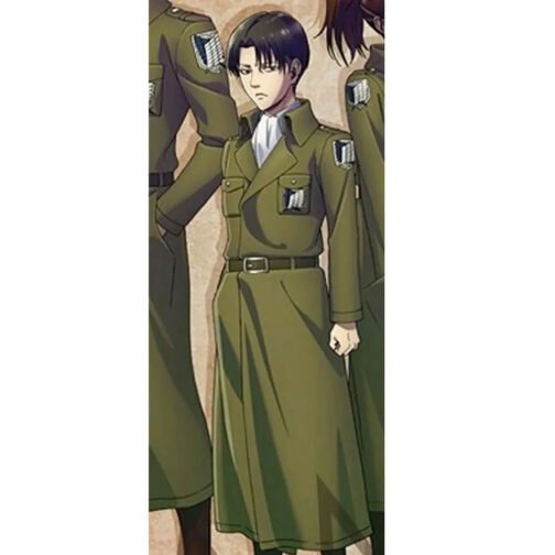 Attack on Titan S03 Eren Jaeger Green Coat - Image 7