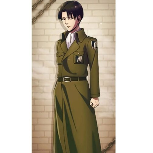 Attack on Titan S03 Eren Jaeger Green Coat - Image 4