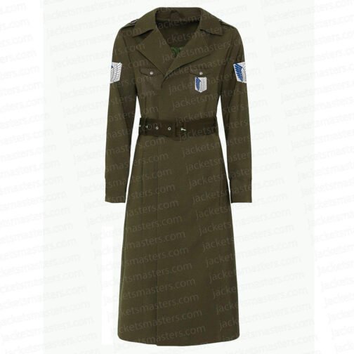Attack on Titan S03 Eren Jaeger Green Coat