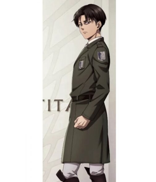 Attack on Titan S03 Eren Jaeger Green Coat - Image 5