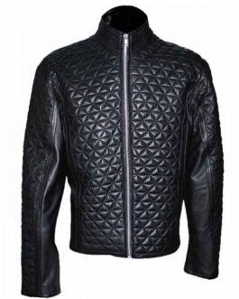 Alexander Skarsgard True Blood Quilted Leather Jacket