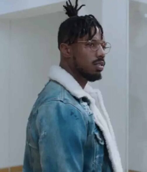 Black Panther Michael B. Jordan Jean Jacket - Image 5