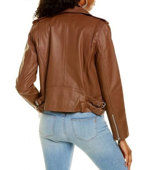 Riverdale Season 06 Erinn Westbrook Brown Leather Jacket - Image 3