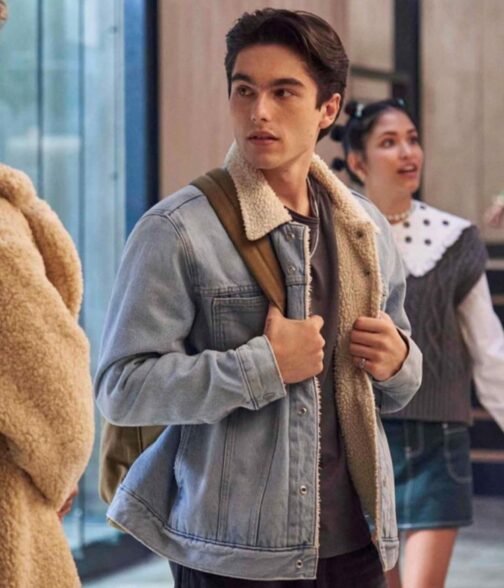 Sergio Mayer Mori Rebelde Shearling Denim Jacket