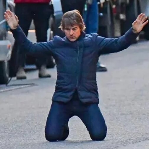 Mission Impossible The Final Reckoning Puffer Blue Jacket - Image 6
