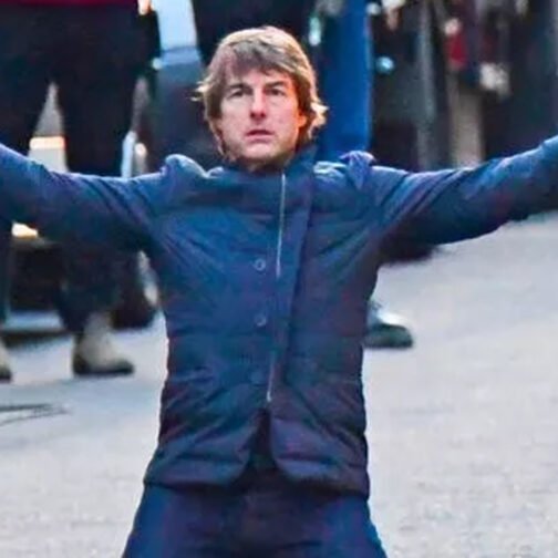 Mission Impossible The Final Reckoning Puffer Blue Jacket - Image 7