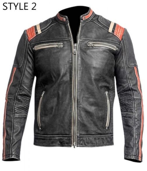 Will Ferrell Eurovision Cafe Racer Leather Jacket - Image 2