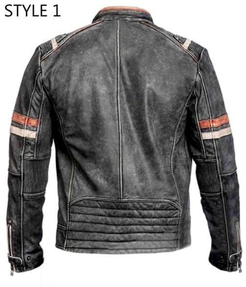 Will Ferrell Eurovision Cafe Racer Leather Jacket - Image 4