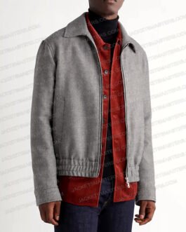 Oliver Stark 9-1-1 S05 Grey Wool Jacket