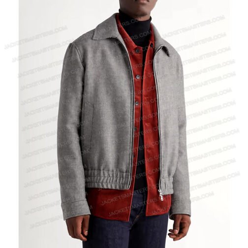 Oliver Stark 9-1-1 S05 Grey Wool Jacket