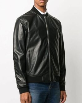 Mark Wahlberg Infinite Black Leather Jacket