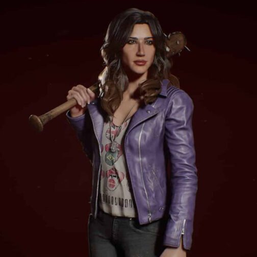 Evil Dead Kelly Maxwell Leather Jacket - Image 3