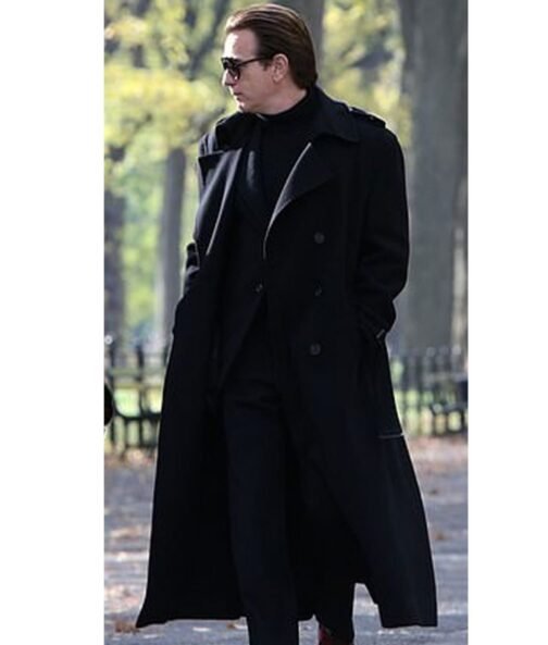 Halston Ewan Mcgregor Wool Trench Coat - Image 12