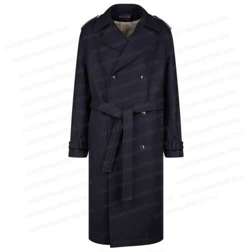 Halston Ewan Mcgregor Wool Trench Coat - Image 4