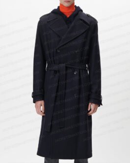 Halston Ewan Mcgregor Wool Trench Coat