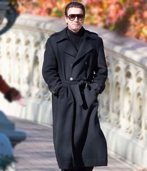 Halston Ewan Mcgregor Wool Trench Coat - Image 2